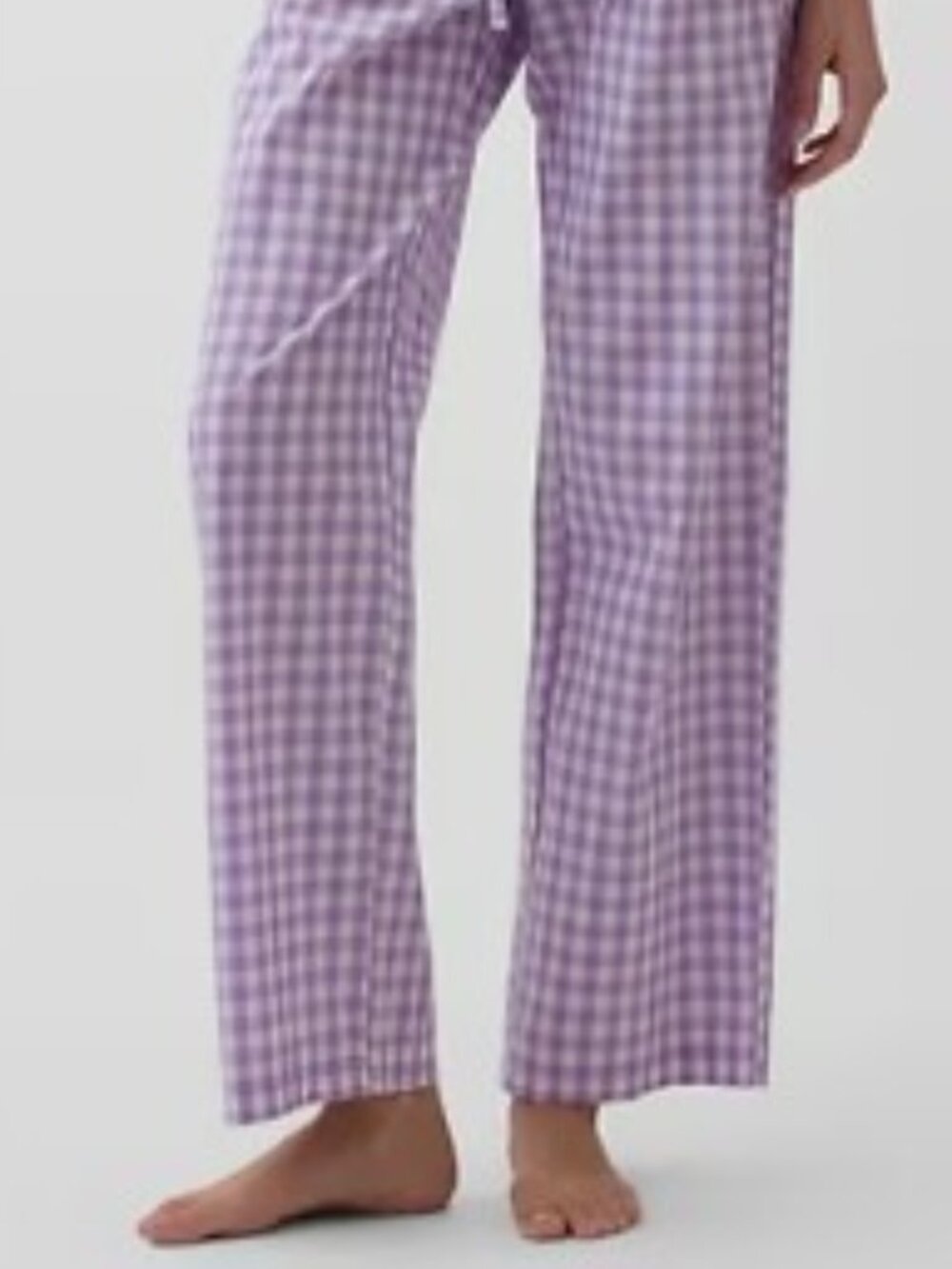 NWT GAP Factory, Gingham Print Poplin PJ Pants, Women Size M - Picture 5 of 5
